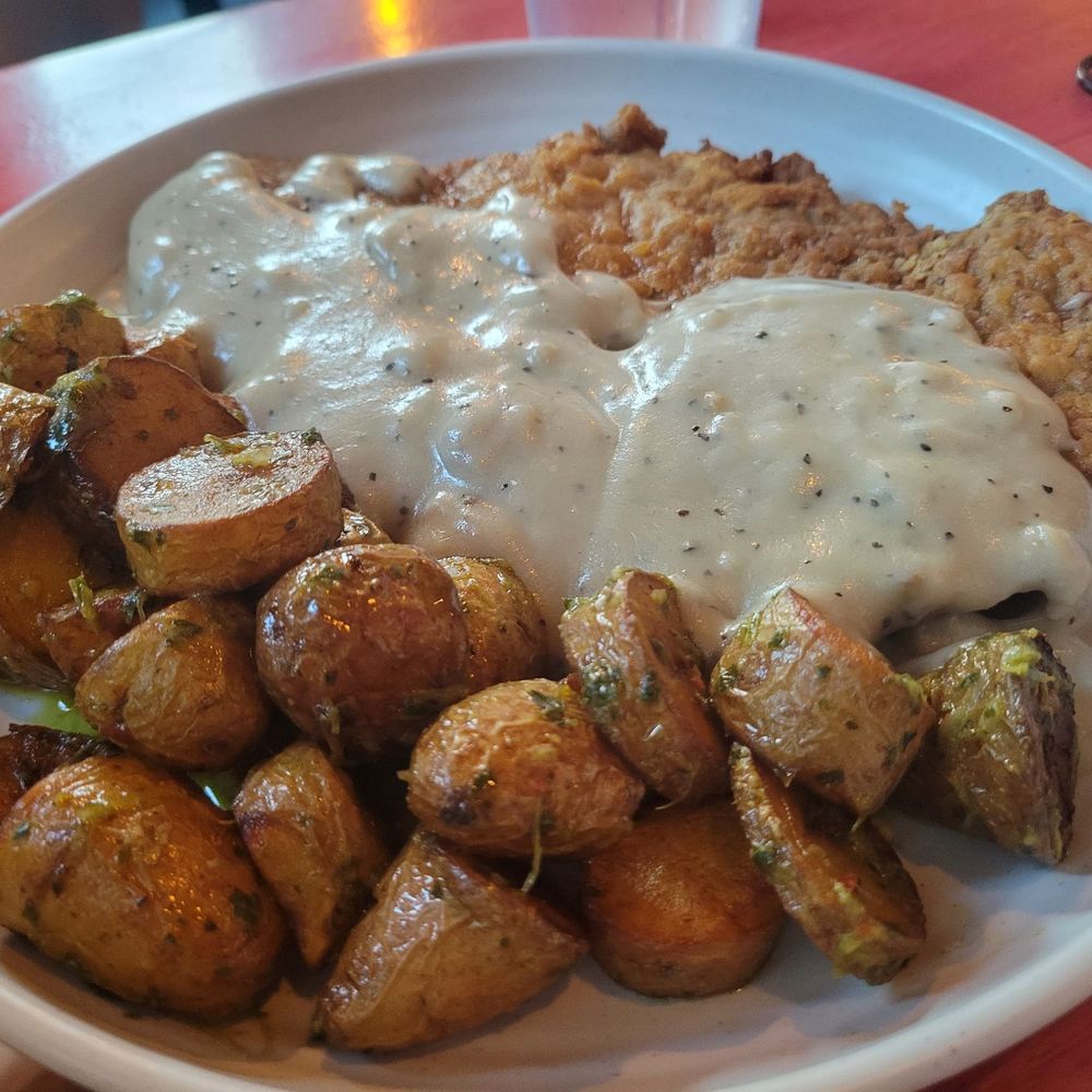 Easy Tiger - Chicken fried steak - Beer Gardens Near Me - Austin, Texas Easy Tiger - Chicken fried steak - Beer Gardens Near Me - Austin, Texas