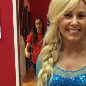 Bloom Events - Elsas disheveled wig, and no make up. My daughter looked more authentic for Halloween. She was terrible! - Party Characters Near Me