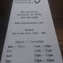 Fuji Sushi Upper King - Fuji's newest location on Upper King St.