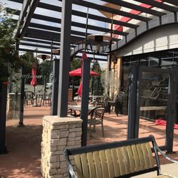Outdoor seating is lovely