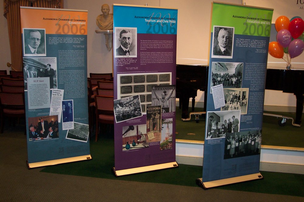 Alexandria Chamber Of Commerce 100th Anniversary Retractable