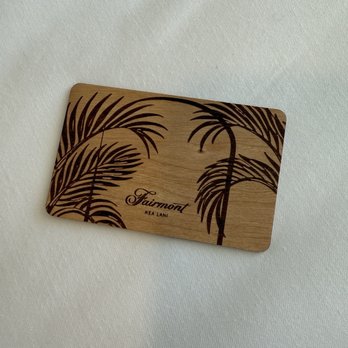 Fairmont Kea Lani - The cutest key cards - Resorts Near Me - Wailea, Hawaii