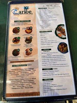 Menu photo 1 Caribe Restaurant & Bar Leesburg, FL