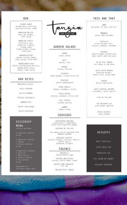 Menu photo 2 Tangia Montreal, QC