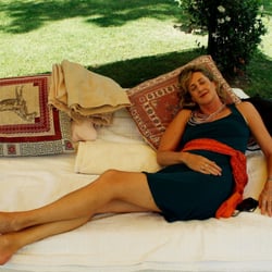 Hotel Molino D'era Ristorante - Digesting on the divan.