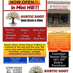 Rustic Root Home Decor & More - #RUSTICROOT #MINTHILL