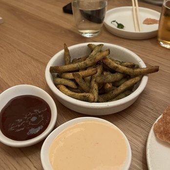 Nami Nori - Nori fries with mentaiko mayo - Sushi Bars Near Me - Brooklyn, New York Nami Nori - Nori fries with mentaiko mayo - Sushi Bars Near Me - Brooklyn, New York