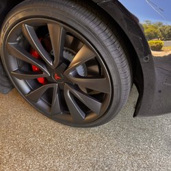 Custom Alloy Wheel Repair - Tesla wheels get curbed easy, get them fixed give me a call!