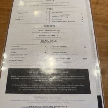 The Cut - Menu - Burgers Near Me - Irvine, California The Cut - Menu - Burgers Near Me - Irvine, California