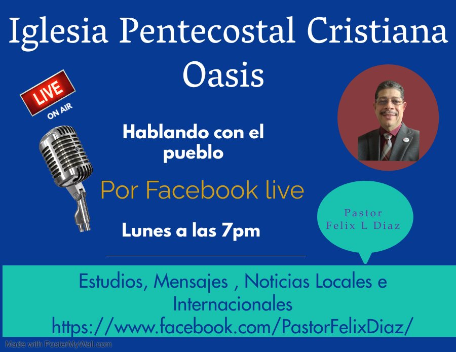 IGLESIA PENTECOSTAL CRISTIANA OASIS 179 Woodbridge St, Manchester