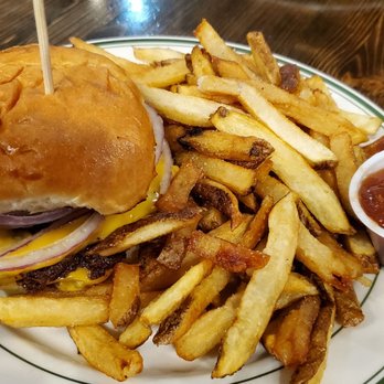Grind Burger Kitchen - Great burger and fries with a side of smoked ketchup - Burgers Near Me - Louisville, Kentucky