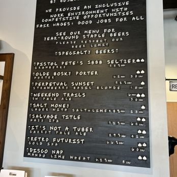 Restoration Pizza - Bosque beers - Pizza Near Me - Albuquerque, New Mexico