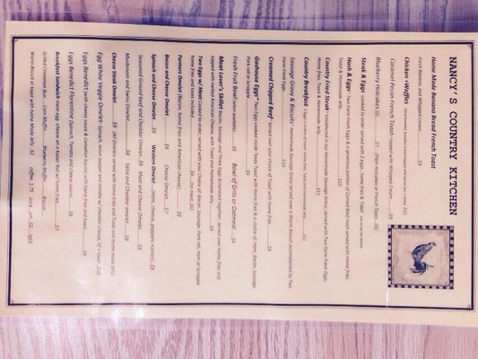 Menu photo 6 Nancy's Country Kitchen Egg Harbor City, NJ Menu photo 6 Nancy's Country Kitchen Egg Harbor City, NJ