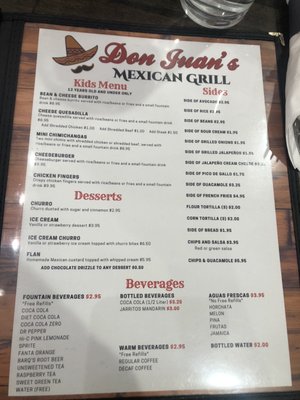 Menu photo 6 Don Juan's Mexican Grill Glendale, AZ Menu photo 6 Don Juan's Mexican Grill Glendale, AZ