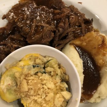 The Wooden Spoon - Roast beef with squash casserole - American Near Me - Gentry, Arkansas The Wooden Spoon - Roast beef with squash casserole - American Near Me - Gentry, Arkansas