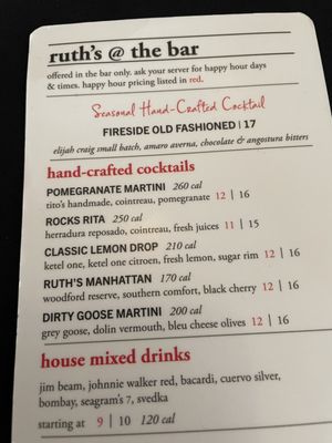 Menu photo 3 Ruth's Chris Steak House West Palm Beach, FL Menu photo 3 Ruth's Chris Steak House West Palm Beach, FL