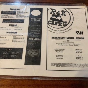 R & K Cafe II - American Near Me - Cleburne, Texas R & K Cafe II - American Near Me - Cleburne, Texas