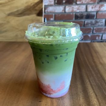 18 Grams Coffee & Tea - Strawberry matcha - Coffee & Tea Near Me - Elk Grove, California 18 Grams Coffee & Tea - Strawberry matcha - Coffee & Tea Near Me - Elk Grove, California