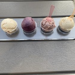 Local Scoop - Spectuloos, raspberry sorbet, rocky road, toffee coffee
