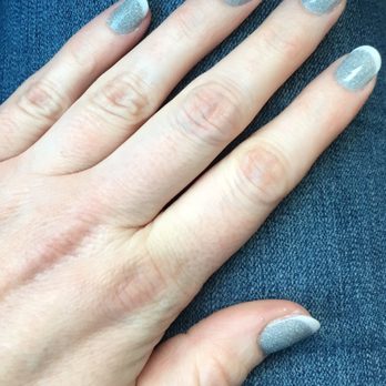 Spring Nail Salon - ANC silver with white french manicure for the tip. - Nail Salons Near Me - Saratoga Springs, New York Spring Nail Salon - ANC silver with white french manicure for the tip. - Nail Salons Near Me - Saratoga Springs, New York