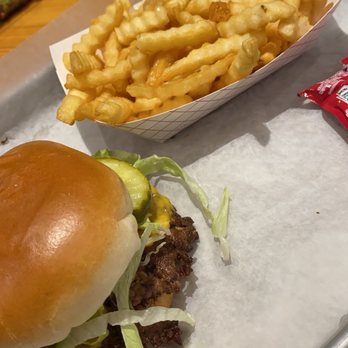 One Trick Pony - Cheeseburger with French fries - Burgers Near Me - Fishers, Indiana One Trick Pony - Cheeseburger with French fries - Burgers Near Me - Fishers, Indiana