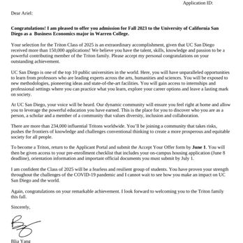 Ivy League School - UCSD acceptance letter - Tutoring Centers Near Me - Rowland Heights, California Ivy League School - UCSD acceptance letter - Tutoring Centers Near Me - Rowland Heights, California