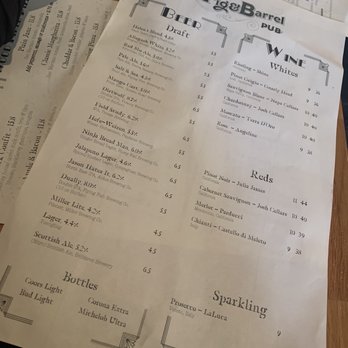 Fig & Barrel - Beer/Wine menu (June 2023) - Whiskey Bars Near Me - York, Pennsylvania