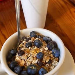 Yogurt and granola Yogurt and granola
