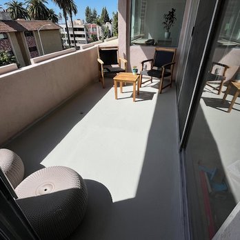 Espinal's Roofing & Waterproofing - Finished balcony floor - Roofing Near Me - Los Angeles, California