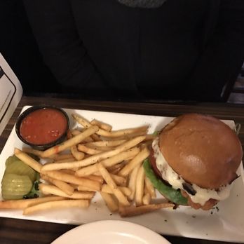 Cagney's Restaurant & Pub - Chicken parmigiana burger even though it's not on the menu any longer - American Near Me - Quincy, Massachusetts Cagney's Restaurant & Pub - Chicken parmigiana burger even though it's not on the menu any longer - American Near Me - Quincy, Massachusetts