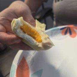 Mango taro cream pancake