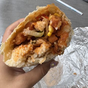 Bubbakoo's Burritos - Honey sriracha chicken "the stinger" - Mexican Near Me - North Haven, Connecticut