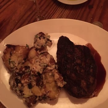 Wild Olive - Grass fed steak with smashed mash aioli. Melts in mouth. #wow - Italian Near Me - Johns Island, South Carolina