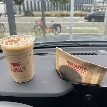 Equator Coffees - Brown Sugar & Cinnamon Shakerato & Chocolate Chip Cookie - Coffee & Tea Near Me - Burlingame, California Equator Coffees - Brown Sugar & Cinnamon Shakerato & Chocolate Chip Cookie - Coffee & Tea Near Me - Burlingame, California