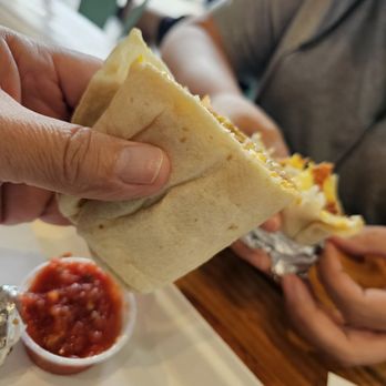 Kono's Northshore - Tiny half of a "Bomber" burrito. Really? - Sandwiches Near Me - Kailua, Hawaii