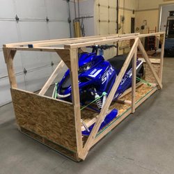 The Packaging Store - Snowmobile, Crate & Ship