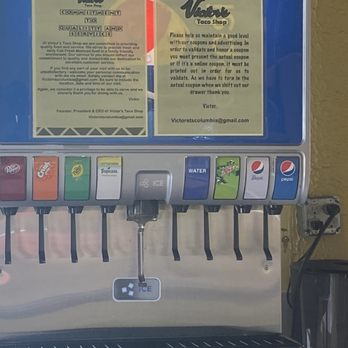Victor's Taco Shop - Soda Options - Mexican Near Me - Columbia, Tennessee Victor's Taco Shop - Soda Options - Mexican Near Me - Columbia, Tennessee