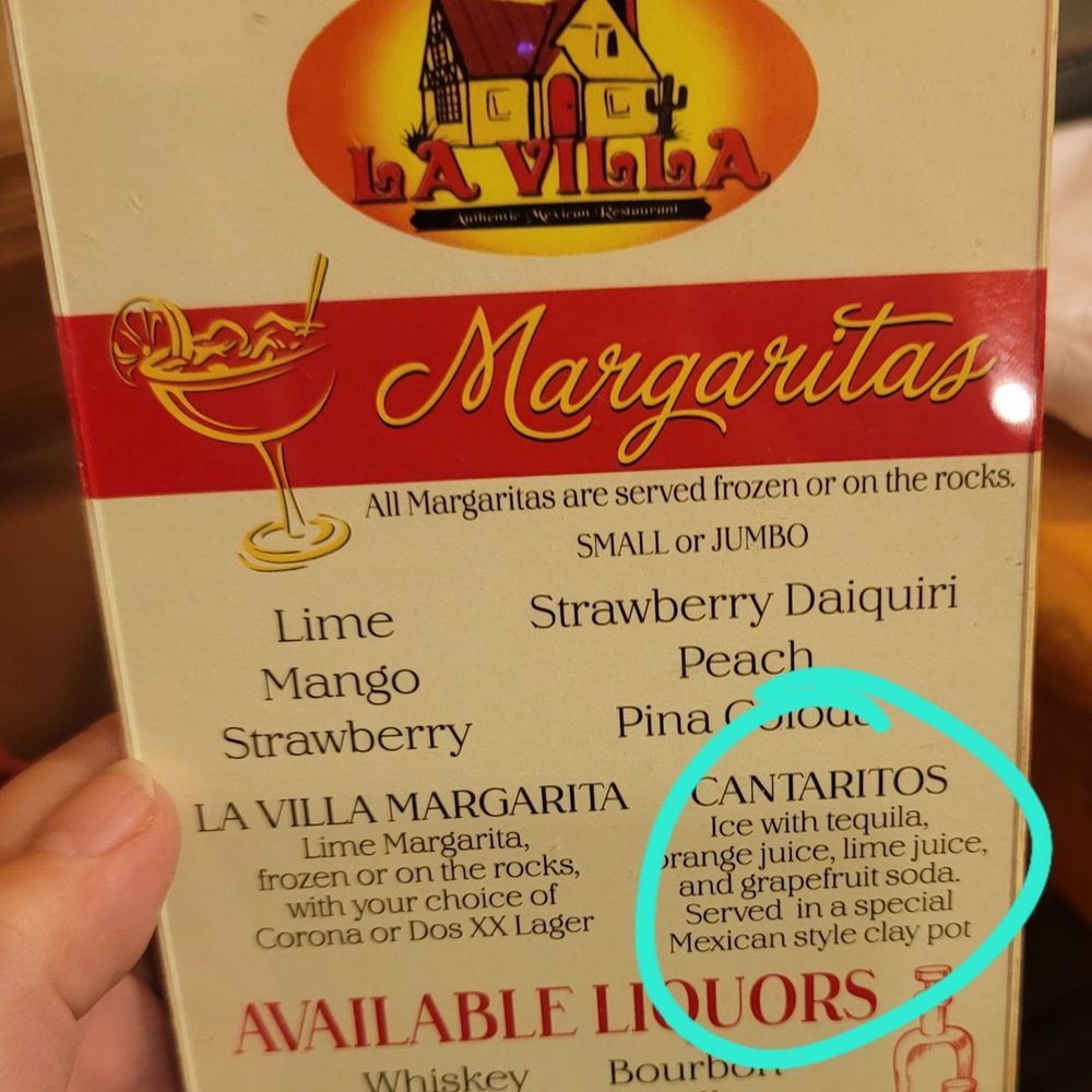 La Villa - Description of the Cantaritos. - Mexican Near Me - Mena, Arkansas
