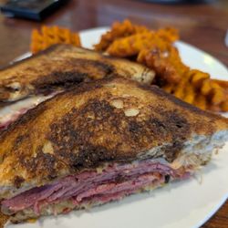 Reuben & Sweet Potato Fries