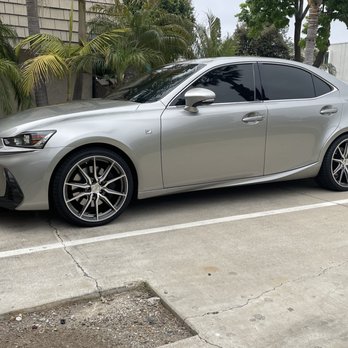 Element Wheels Custom Rims & Tires - Lexus IS350 Fsport with Vossen HF-3 gloss graphite rims. - Tires Near Me - Chandler, Arizona