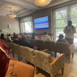 Palisades Eye Surgery Center - Waiting area was jam packed