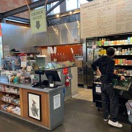 The counter and lots of extras all around to keep you hydrated & happy! The counter and lots of extras all around to keep you hydrated & happy!