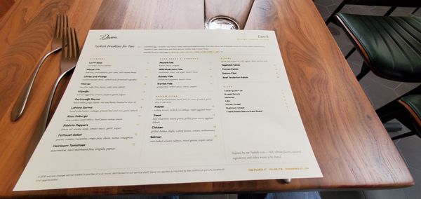 Menu photo 2 Divan Berkeley, CA Menu photo 2 Divan Berkeley, CA