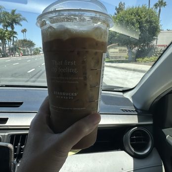 Starbucks - Not-full-cup of oat milk shaken espresso - Coffee & Tea Near Me - Westminster, California