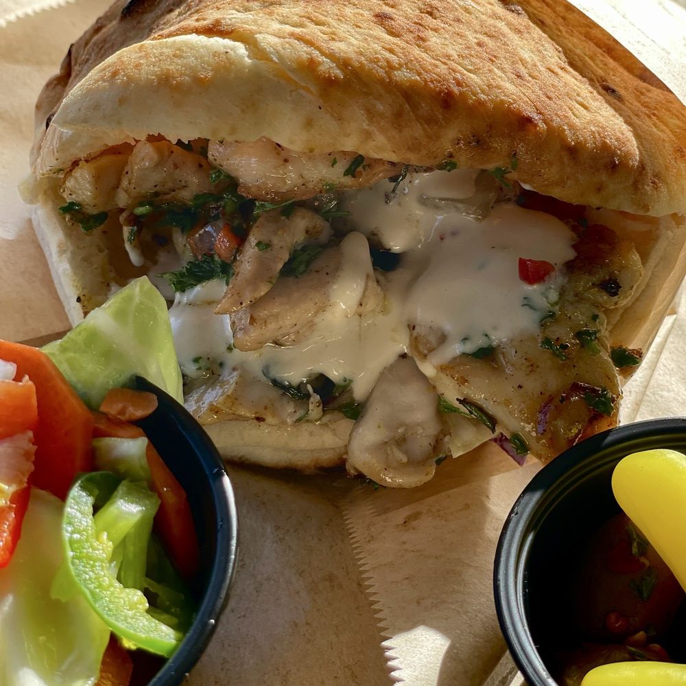 Hamitbach - Chicken Thigh Pita - Mediterranean Near Me - San Diego, California