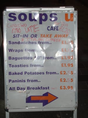 Menu photo 2 Soups U Glasgow, GLG