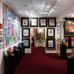 American Fine Art - Inside the gallery in Old Town Scottsdale