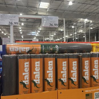 Costco Wholesale - Landscaping weed barrier fabric $36.99 4 feet wide by 225 feet long. Spring grading supplies are in stock. - Wholesale Stores Near Me - Folsom, California