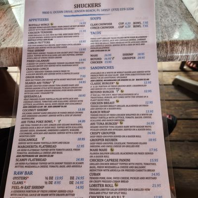 Menu photo 7 Shuckers Jensen Beach, FL Menu photo 7 Shuckers Jensen Beach, FL