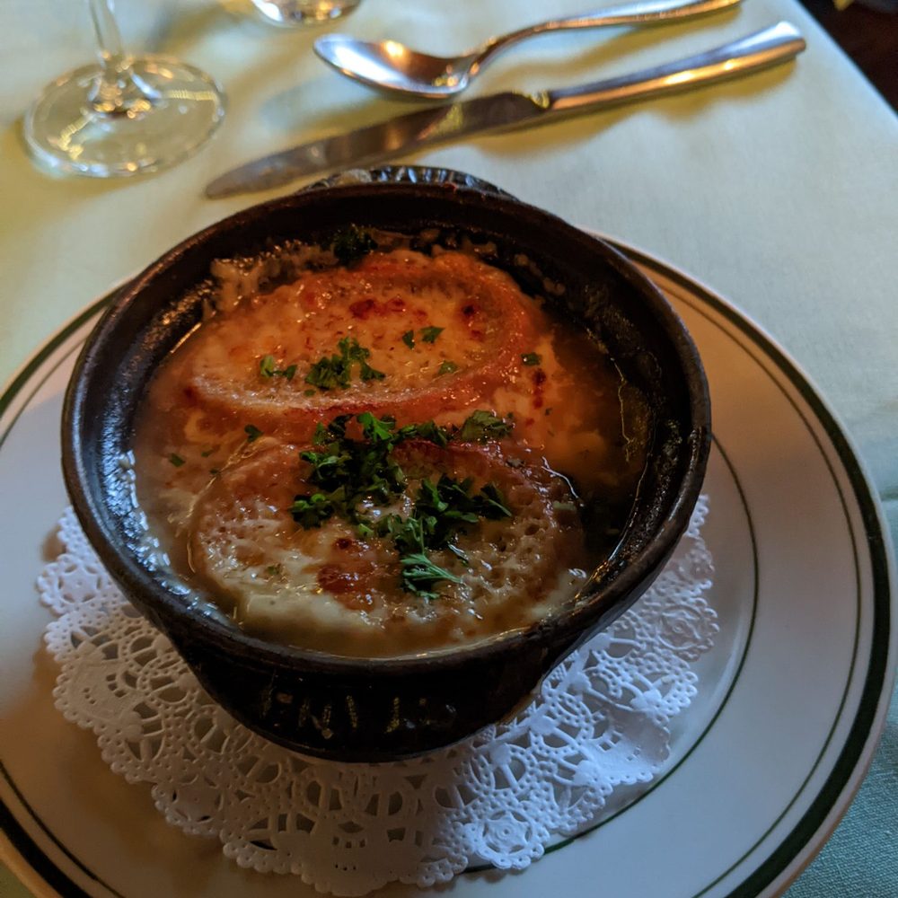 Saint-Emilion Restaurant - French onion soup - French Near Me - Fort Worth, Texas Saint-Emilion Restaurant - French onion soup - French Near Me - Fort Worth, Texas